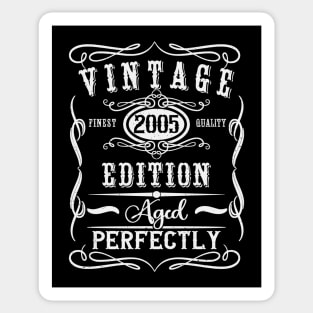 Vintage 2005 18th Birthday Sticker